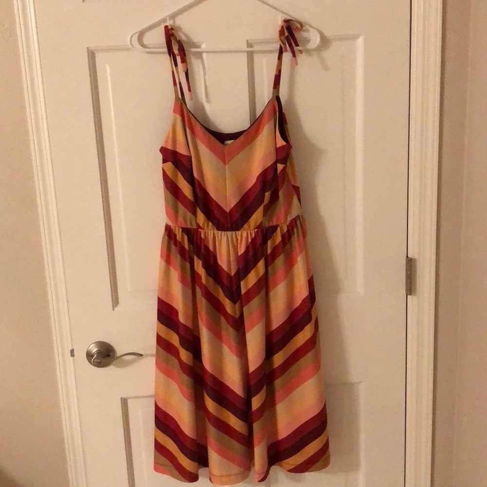 Size M - Striped Knee Length Dress - ModCloth